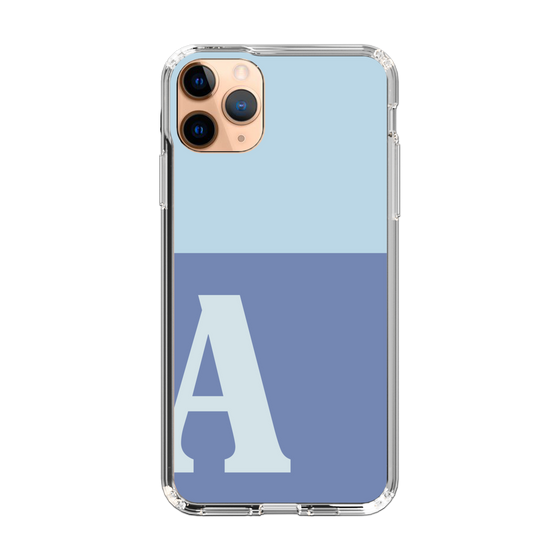 Slim Protection Case［ Original - initial two tone - A blue ］
