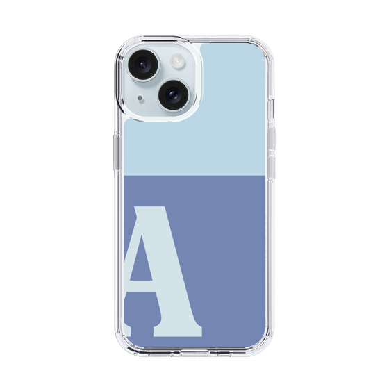 Slim Protection Case［ Original - initial two tone - A blue ］