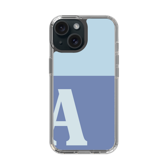 Slim Protection Case［ Original - initial two tone - A blue ］