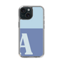 Slim Protection Case［ Original - initial two tone - A blue ］