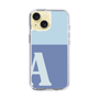 Slim Protection Case［ Original - initial two tone - A blue ］