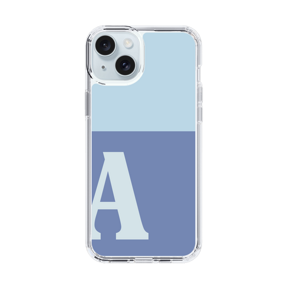 Slim Protection Case［ Original - initial two tone - A blue ］