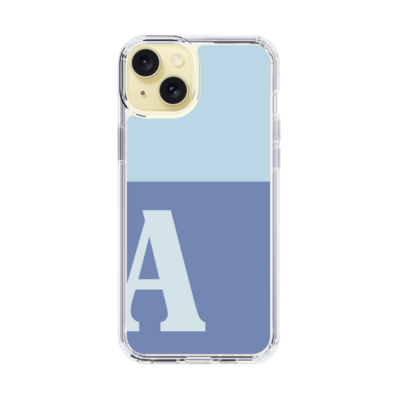 Slim Protection Case［ Original - initial two tone - A blue ］