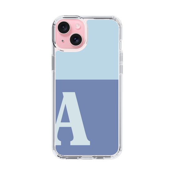 Slim Protection Case［ Original - initial two tone - A blue ］