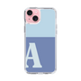 Slim Protection Case［ Original - initial two tone - A blue ］