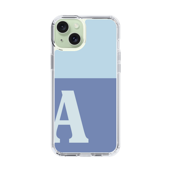 Slim Protection Case［ Original - initial two tone - A blue ］