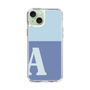Slim Protection Case［ Original - initial two tone - A blue ］