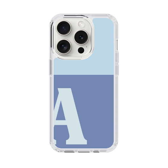 Slim Protection Case［ Original - initial two tone - A blue ］