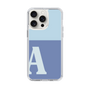 Slim Protection Case［ Original - initial two tone - A blue ］