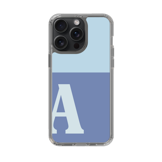 Slim Protection Case［ Original - initial two tone - A blue ］
