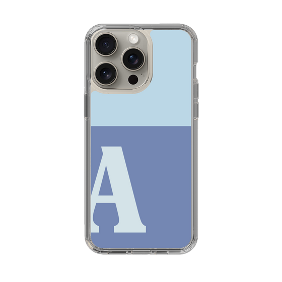 Slim Protection Case［ Original - initial two tone - A blue ］