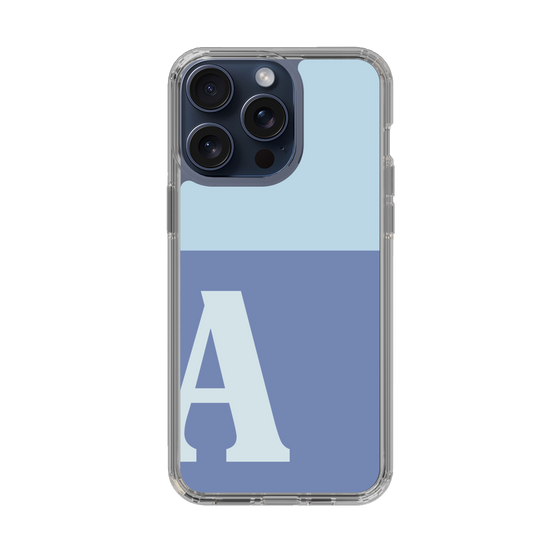 Slim Protection Case［ Original - initial two tone - A blue ］