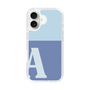 Slim Protection Case［ オリジナル - initial two tone - A blue ］