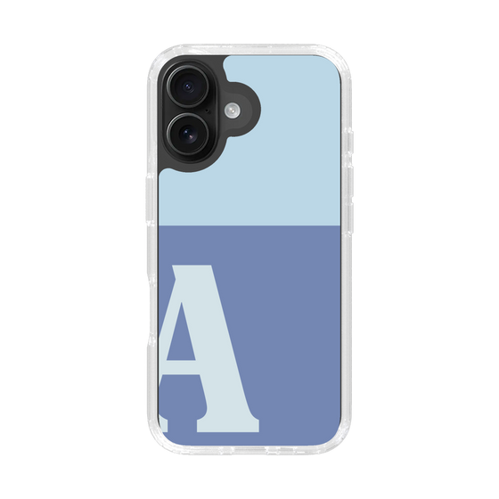 Slim Protection Case［ オリジナル - initial two tone - A blue ］