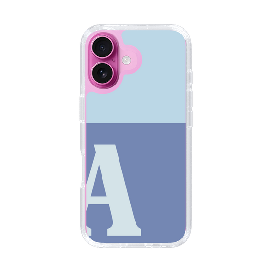 Slim Protection Case［ オリジナル - initial two tone - A blue ］