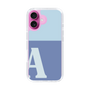 Slim Protection Case［ オリジナル - initial two tone - A blue ］