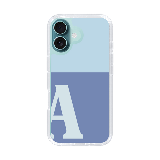Slim Protection Case［ オリジナル - initial two tone - A blue ］