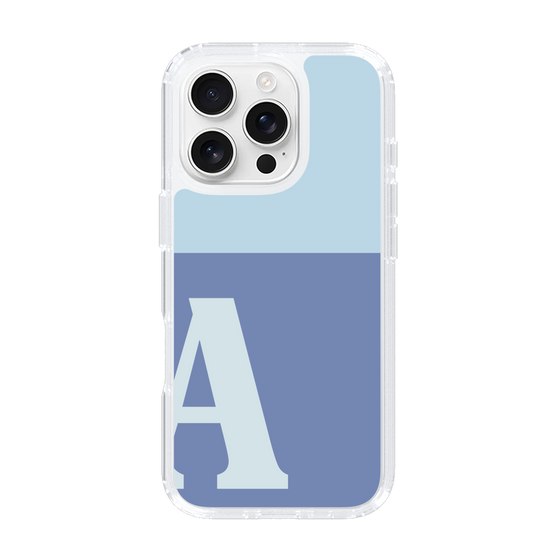 Slim Protection Case［ オリジナル - initial two tone - A blue ］