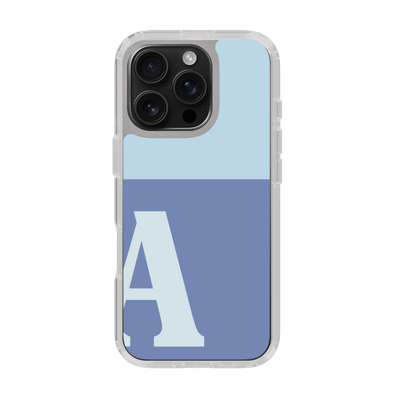 Slim Protection Case［ オリジナル - initial two tone - A blue ］