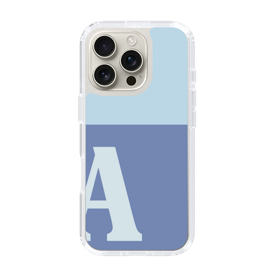 Slim Protection Case［ オリジナル - initial two tone - A blue ］