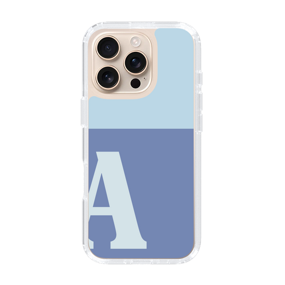 Slim Protection Case［ オリジナル - initial two tone - A blue ］