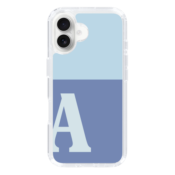 Slim Protection Case［ オリジナル - initial two tone - A blue ］