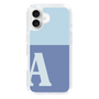 Slim Protection Case［ オリジナル - initial two tone - A blue ］