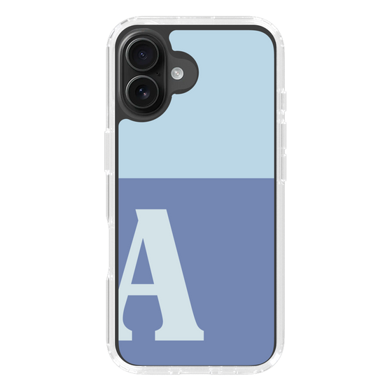 Slim Protection Case［ オリジナル - initial two tone - A blue ］