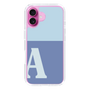 Slim Protection Case［ オリジナル - initial two tone - A blue ］