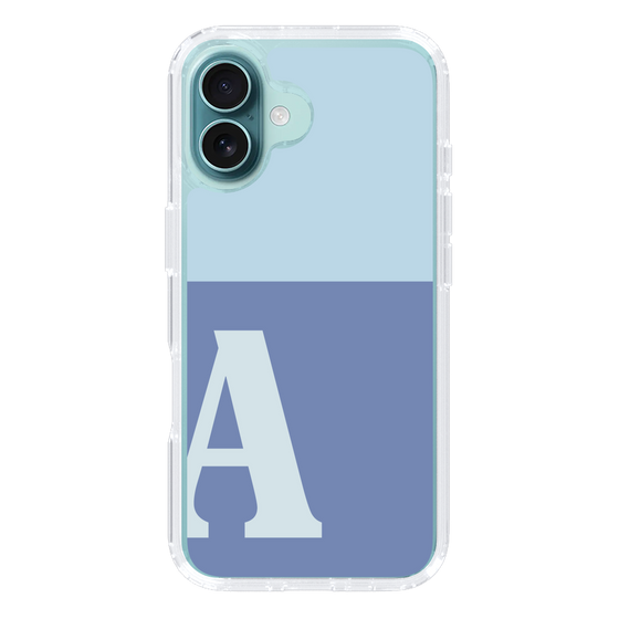 Slim Protection Case［ オリジナル - initial two tone - A blue ］
