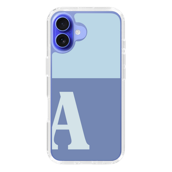 Slim Protection Case［ オリジナル - initial two tone - A blue ］