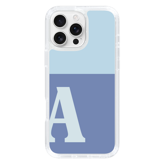 Slim Protection Case［ オリジナル - initial two tone - A blue ］