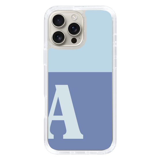 Slim Protection Case［ オリジナル - initial two tone - A blue ］