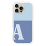Slim Protection Case［ オリジナル - initial two tone - A blue ］