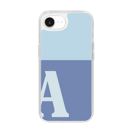 Slim Protection Case［ Original - initial two tone - A blue ］