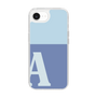 Slim Protection Case［ Original - initial two tone - A blue ］