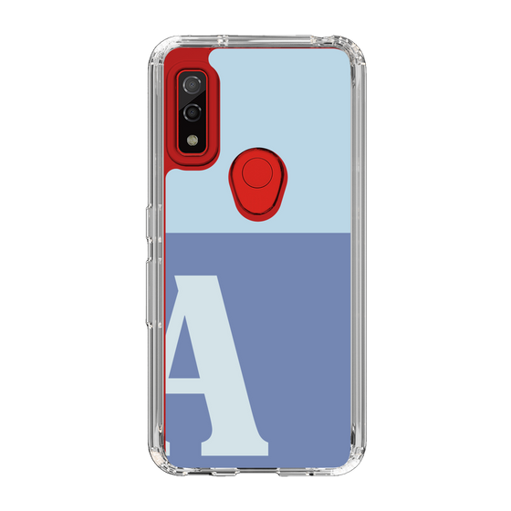 Slim Protection Case［ Original - initial two tone - A blue ］