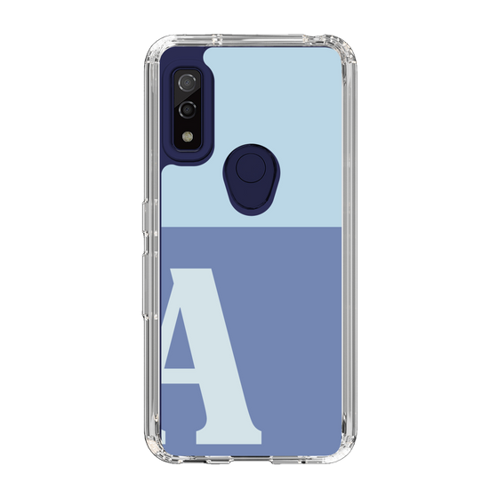 Slim Protection Case［ Original - initial two tone - A blue ］