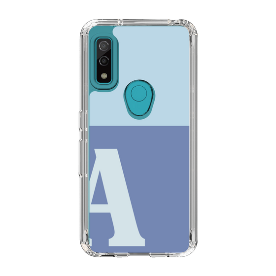 Slim Protection Case［ Original - initial two tone - A blue ］