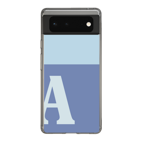 Slim Protection Case［ Original - initial two tone - A blue ］