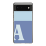 Slim Protection Case［ Original - initial two tone - A blue ］