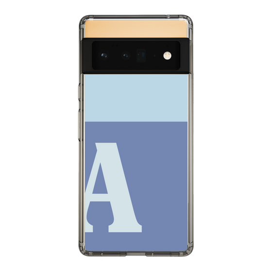 Slim Protection Case［ Original - initial two tone - A blue ］