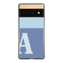 Slim Protection Case［ Original - initial two tone - A blue ］