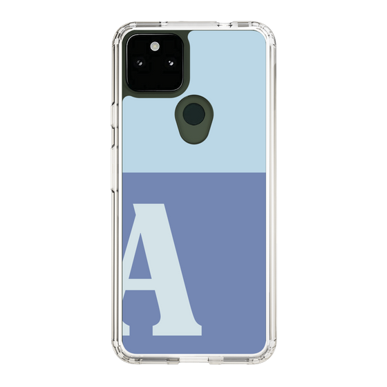 Slim Protection Case［ Original - initial two tone - A blue ］
