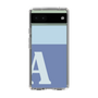 Slim Protection Case［ Original - initial two tone - A blue ］
