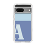 Slim Protection Case［ Original - initial two tone - A blue ］
