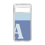 Slim Protection Case［ Original - initial two tone - A blue ］