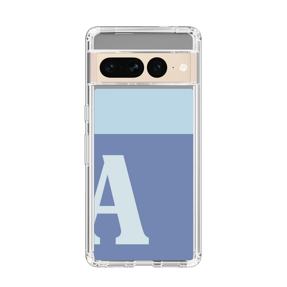 Slim Protection Case［ Original - initial two tone - A blue ］