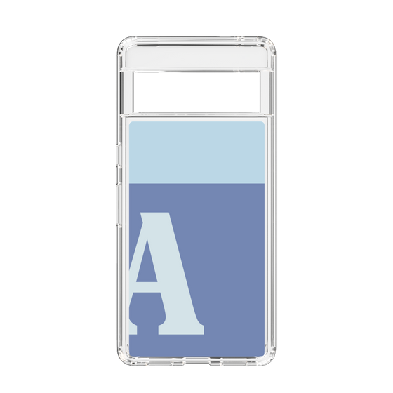 Slim Protection Case［ Original - initial two tone - A blue ］
