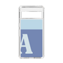 Slim Protection Case［ Original - initial two tone - A blue ］